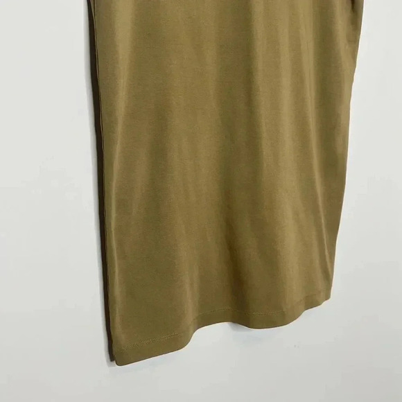 PROLOGUE WOMEN'S SHORT SLEEVE V-NECK ESSENTIAL MIDI T-SHIRT DRESS - Picture 4 of 7